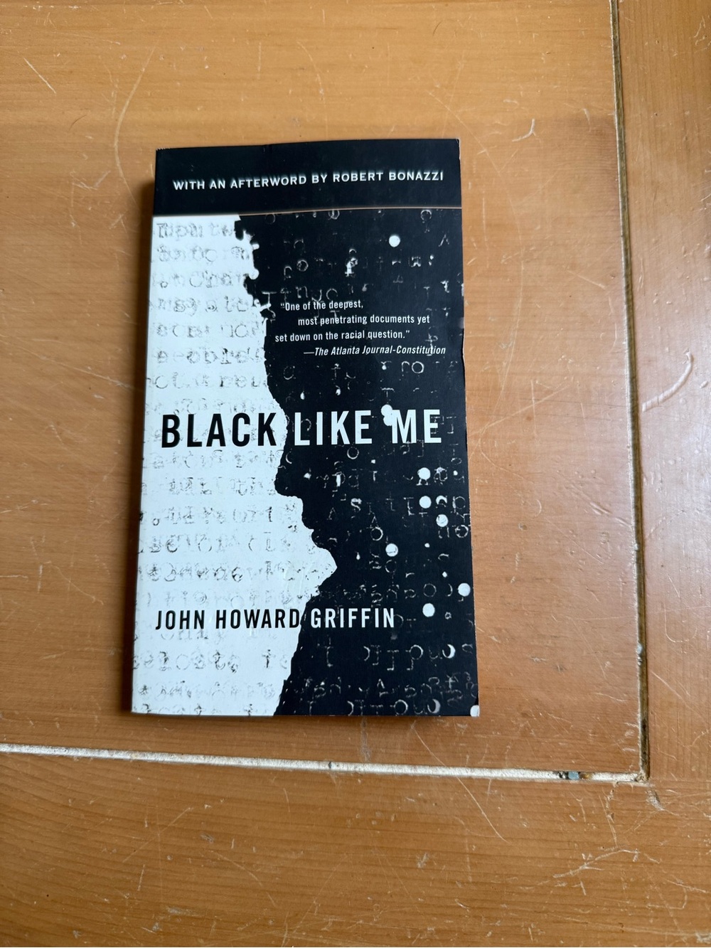 Black Like Me by John Howard Griffin - Black/White Paperback